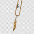 Two-tone steel Khanda and Kirpan pendants on chains - Purchase two or more and receive 25% off!!